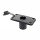 Scotty Flush Deck Mount Bracket w/Watertight Splash Cover Black 0244-BK