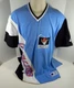 1996-97 Cleveland Cavaliers Game Used Blue Warm Up Shirt 50th Patch DP06133