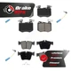Front Rear Ceramic Brake Pads Wear Sensor Kit For 2019-2022 Mercedes-Benz GLC300