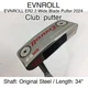 EVNROLL EVNROLL ER2.2 Wide Blade Putter 2024 putter Putter 34" Original Steel Ri