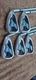 Golf Men's Irons Set TURBO POWER XL20 RIGHT H 5 Clubs Steel Shaft SR FLEX 
