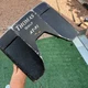 Left THOMAS GOLF AT-91 Mallet Putter Steel Shaft Red Insert 40" Needs Grip