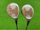 MacGregor Golf Eye-O-Matic S945 MetalWood Steel 3 & 5 WOOD SET Right Steel Stiff
