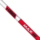 KBS MAX HL Red Driver Shaft with Adapter & Grip - For Slower Swing Speeds