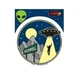 ROSWELL ALIEN 4" window sticker (Y772) (#116)