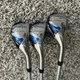 Tour Edge Hot Launch 2 Hybrid Set 3 5 6 Graphite Shaft RH Golf Clubs Used Good