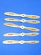 LOT OF (5) TOP FLITE WOODEN PROPELLERS 6/5    a1