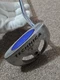 Technica 345m Mallet Putter, Steel Shaft 35" RH, Blue Face, Estate Find