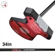 Odyssey Ai-DUAL Square 2 Square 1/2-BALL MAX Putter 34" SL120 Black Steel 2026