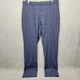 NEW Tommy Hilfiger 'Tate' Mens 34&times;32 Blue Modern-Fit Plaid Dress Pants