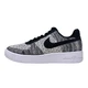 Nike Air Force 1 Flyknit 'Oreo' Black Sneakers, Size 8 / 9.5W BNIB AV3042-001