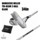 Odyssey DAMASCUS MILLED TRI-BEAM 2-BALL BLADE Putter SL 90 Steel Shaft 34in
