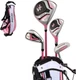 Precise X7 Kids Golf Clubs Set &ndash; Boys&rsquo; & Girls&rsquo; Right Hand, Pink Ages 3-5 