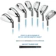 Orlimar Stratos Hybrid-Iron Women's Golf Set 4-PW/SW Graphite Shaft Ladies Flex