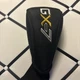 GX-7 14&deg; Driver Sock Golf Club Head Cover Black great shape 