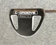 Yes C-Groove Stacy-12 Center Shaft Mallet Putter Steel Shaft, new pistol grip