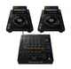 2 x AlphaTheta CDJ-3000X flagship DJ player + 1 x Pioneer DJ DJM-A9 Pro-DJ Mixer