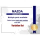 Genuine Mazda Plate Top Indicator - Multiple Part Numbers [Set F2S]