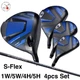 HONMA Golf Tour World TW767 Club Set 4pcs 1W/5W/4H/5H S-Flex Vizard EZ-C Shaft