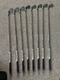 Titleist T100S Iron Set 3-PW Stiff Flex AMT Dynamic Tour White S300 RH Used