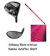 Callaway ELYTE X Driver Dumina AutoFlex  Shaft  Pick Flex Length