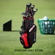 Orlimar Mach 1 Pro Mens Complete Golf Club Set RH Regular, 14pc Black/Red w/Bag