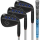 Gowolf Golf Wedges 52, 56, 60 Sets for Men, Premium Forged Right Hand, Black 