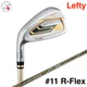HONMA BERES 09 Lefty 3S 3 Star Iron #11 R-Flex ARMRQ FX Light Graphite Shaft New