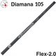 Mitsubishi Chemical Golf Diamana Putter P105 Shaft Flex 2.0 New Men Club Tip In
