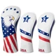Fitense Golf Head Covers, 3 Pack Golf Club Head Covers USA Stars and Stripes, Ve