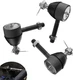 Ball Joint Kit Set of 3 Tie Rod End w/ Grease Fitting for Club Car DS 1976-2008