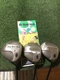 Callaway Big Bertha Steelhead Woods Set (D, 3+W, 4+W)Firm RCH 99 Series Graphite