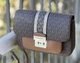 MICHAEL KORS SLOAN EDITOR MEDIUM FLAP MESSENGER BAG CENTER STRIPE MK BROWN