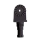 Scotty #412-BK Rod Holder Post Replacement (Black), One Size