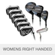 Callaway Edge Womens 10pc Golf Club Set Driver Wood Hybrid Irons Putter