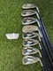 Turbo Power Bomber XL20 Irons Set 3-PW mismatch 7 Graphite Senior Flex RH - Blue