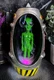 UFO Green Roswell Alien In Spaceship Capsule LED Light Backflow Incense Burner