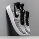 Nike Air Force 1 Flyknit 2.0 Shoes Black Pure Platinum AV3042-001 Mens Sizes NEW