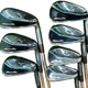 Mizuno Pro 221 Limited Edition Blue Iron Set 7pcs 4-Pw S Flex Dynamic Gold TOUR
