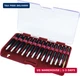 Tipton Nylon Bore Brush 13 Piece Set with Molded Hinge-top Storage Box for Gun C