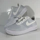 Nike Mens Size 12 Air Force 1 Flyknit 2.0 Low Pure Platinum  AV3042-100