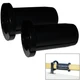 Scotty Fishing 237238 Oar Collars,Black, 1 Pair Per Pack Scotty