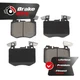Front Ceramic Brake Pad For 2019-2022 Mercedes-Benz GLC300 Without Sport Package