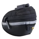 Wedge Pack II Seat Bag with Micro F25 Fixer Black, 4.9x 3.3 x 3.7-Inch