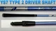 TITLEIST YS-7 II Stiff Graphite Design TSR2 TSR3 TSi1-TSi4 TS  Driver Shaft+1nch