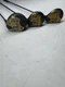 Vintage Wilson Staff II 4300 Tour Block Wooden Golf Woods Set 1,3,4 RH Pro