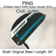 PING SIGMA2 HALF PIPE Putter Stealth 2019 putter Putter 34" Original Steel Right
