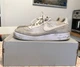Nike Air Force 1 Flyknit Low 2.0 White Platinum in Box AV3042-100 Men's Size 12