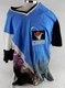 1996-97 Cleveland Cavaliers Game Issued Blue Shooting Shirt 50th Patch 897