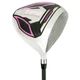 Powerbilt Golf Women's TPS Supertech 460cc White/Pink Driver, 12* Graphite Lady